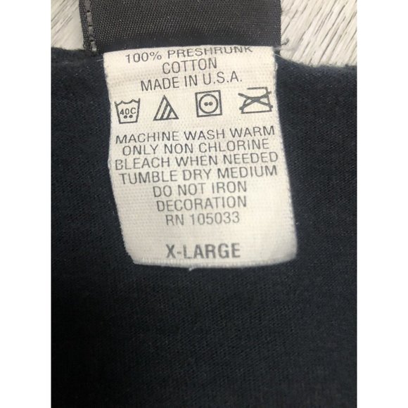 Harley Davidson Motorcycles Black Tank Top New Castle DE. - Size XL Made In USA - Picture 6 of 8